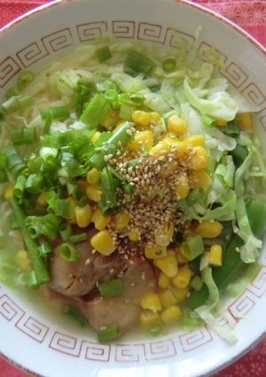 キャベツトッピング塩ラーメン-レシピのメイン写真