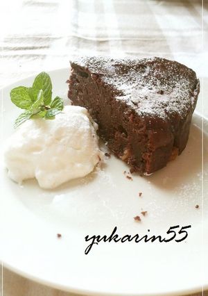 ◇お豆腐のガドーショコラ◇-レシピのメイン写真