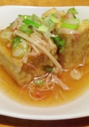 即席あんかけ豆腐-レシピのメイン写真