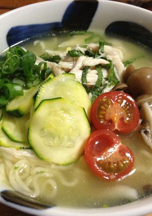 ささみと野菜たっぷりラーメン-レシピのメイン写真