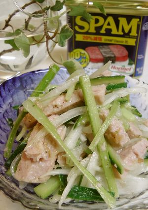 ＊＊SPAMでシャキシャキサラダ＊＊-レシピのメイン写真