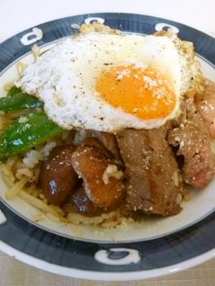 たまには、がっつりステーキ丼-レシピのメイン写真