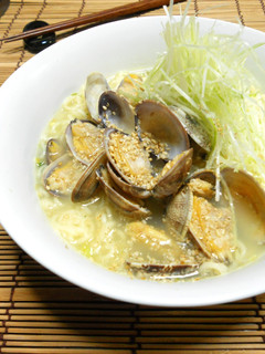 酒蒸しあさりの塩ラーメン-レシピのメイン写真