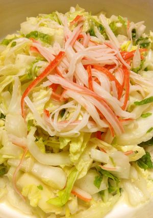 白菜とカニカマのマヨネーズポン酢-レシピのメイン写真