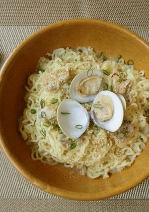 サッポロ一番deボンゴレビアンコ風-レシピのメイン写真
