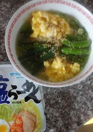 旬の野菜でサッポロ塩ラーメン-レシピのメイン写真