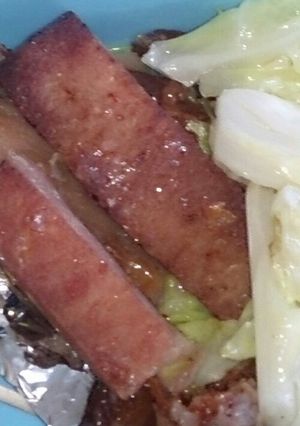 シンプル!スパムでキャベツ炒め-レシピのメイン写真