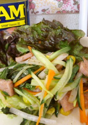 味付け不要!スパムの簡単野菜炒め-レシピのメイン写真