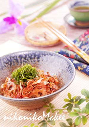簡単お弁当♪れんこんと切干大根のテリ炒-レシピのメイン写真