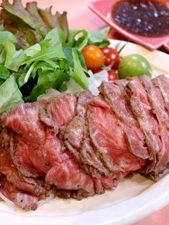 炊飯器活用♪ 簡単ローストビーフ*°-レシピのメイン写真