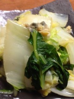 白菜とアサリの酒蒸し-レシピのメイン写真