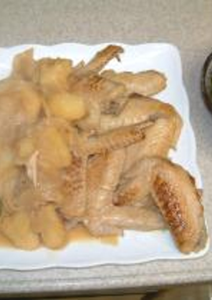 手羽とジャガイモの煮物-レシピのメイン写真