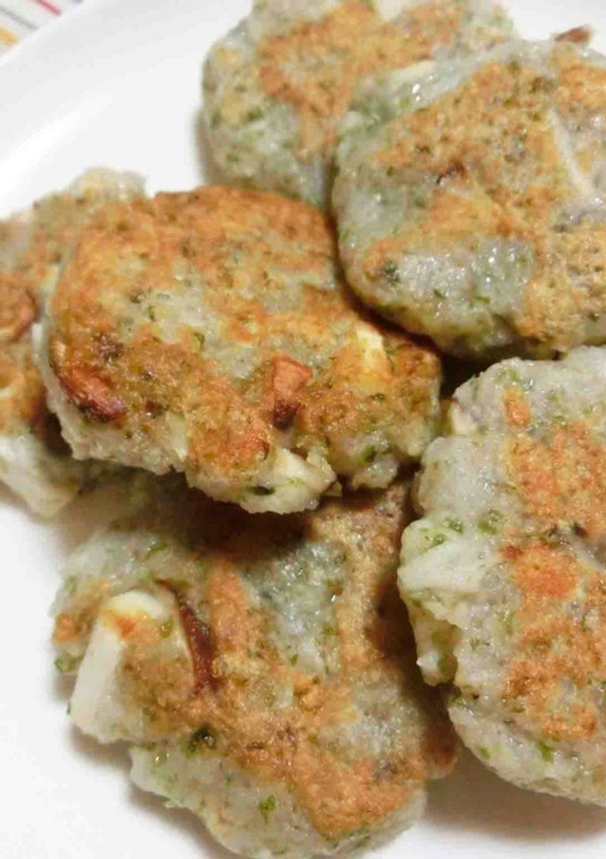 【すって混ぜて焼くだけ】れんこんのお焼き-レシピのメイン写真