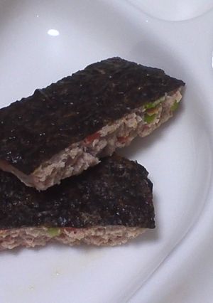 離乳食＊完了期　マグロの香ばし海苔焼き♪-レシピのメイン写真