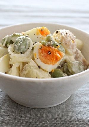 新じゃがと空豆のたまごサラダ-レシピのメイン写真