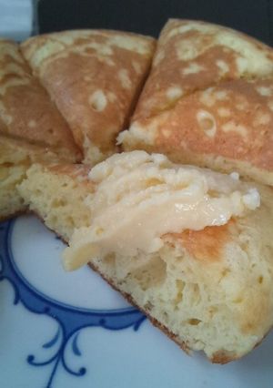 はかりの上ですぐ出来るホットケーキょ☆-レシピのメイン写真