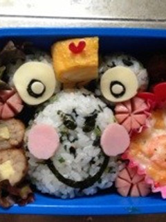 簡単!かえる♥キャラ弁-レシピのメイン写真
