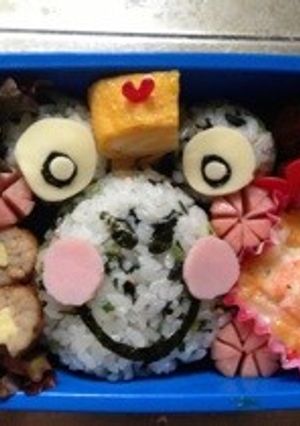 簡単！かえる♥キャラ弁-レシピのメイン写真
