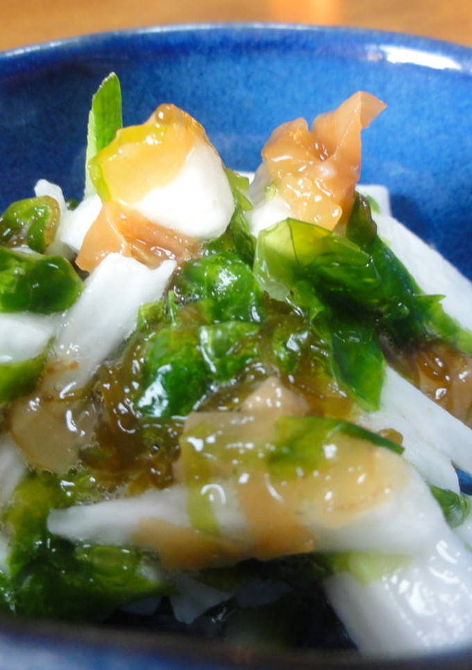長芋とあおさのりの酢の物-レシピのメイン写真