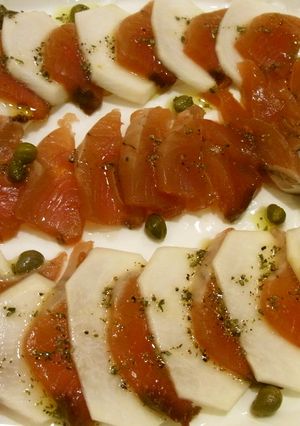 鰹とカブのカルパッチョ-レシピのメイン写真