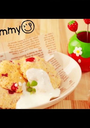 いちごスコーン♡-レシピのメイン写真