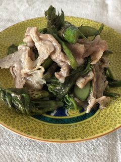 山菜☆ウドと豚肉の炒め物-レシピのメイン写真