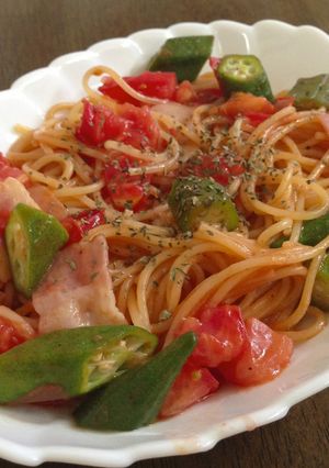 フライパン1つで簡単トマトソースパスタ☆-レシピのメイン写真