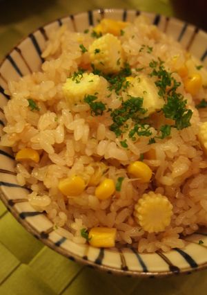 とうもろこしご飯★バター醤油風味-レシピのメイン写真