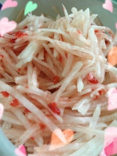 ☆大根梅サラダ☆-レシピのメイン写真