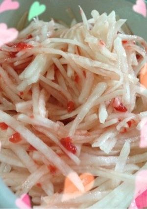☆大根梅サラダ☆-レシピのメイン写真