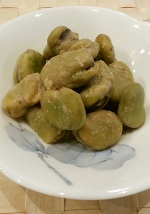 塩ゆでだけじゃない☆そら豆の味噌煮-レシピのメイン写真