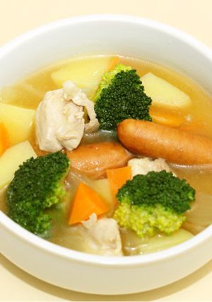 彩りキレイ♪ゴロゴロ野菜のポトフ-レシピのメイン写真
