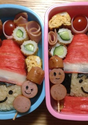 おちびサンタ@簡単キャラ弁-レシピのメイン写真