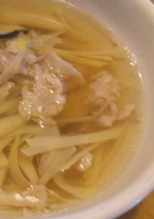 旬の味♪タケノコ姫皮の沢煮椀-レシピのメイン写真