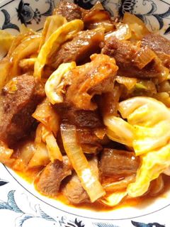 焼き肉のタレで簡単☆ハラミキャベツ☆-レシピのメイン写真