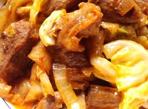 焼き肉のタレで簡単☆ハラミキャベツ☆-レシピのメイン写真