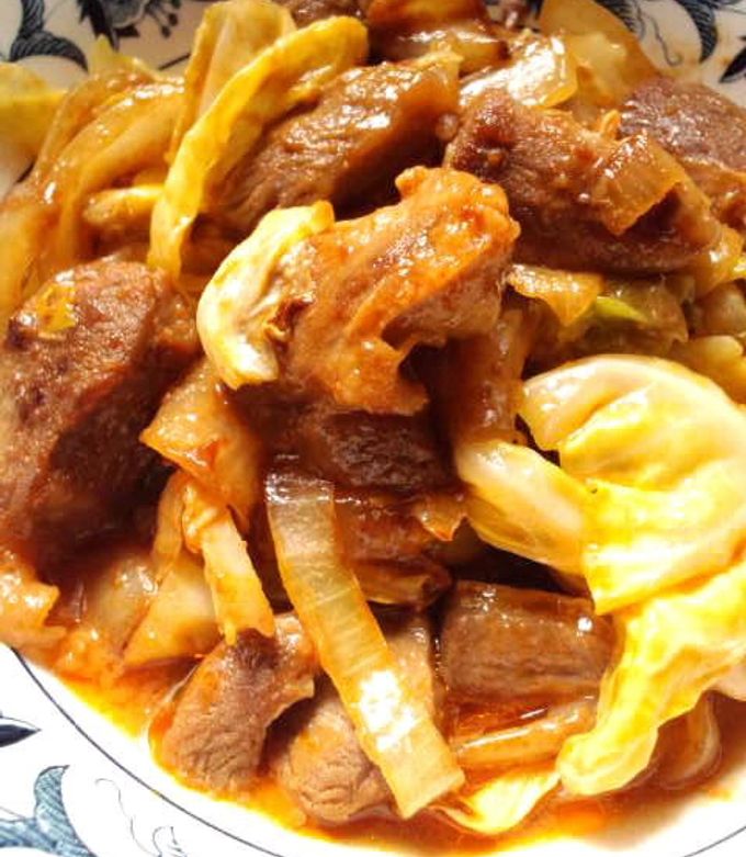 焼き肉のタレで簡単☆ハラミキャベツ☆-レシピのメイン写真