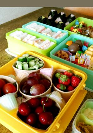 運動会お弁当　2013-レシピのメイン写真
