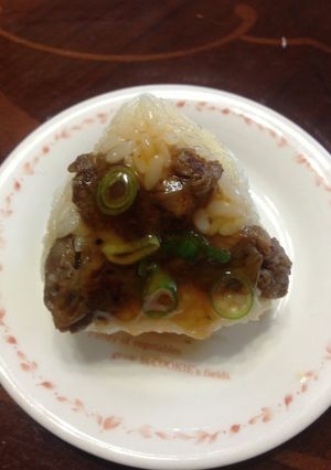和風ステーキおにぎり-レシピのメイン写真