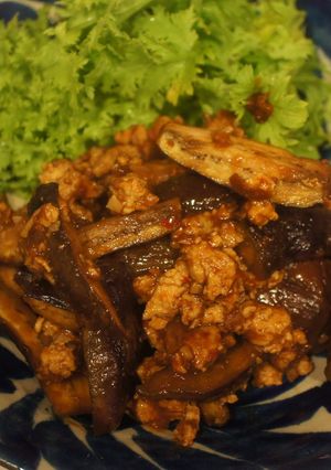 鶏挽き肉を使った☆あっさり麻婆茄子-レシピのメイン写真