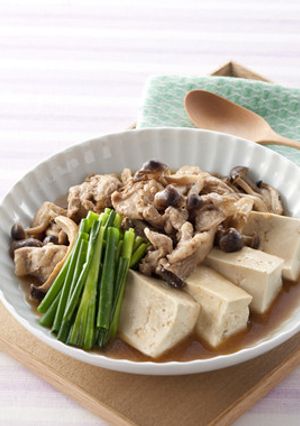 【リメイク】豚こまのさっぱり肉豆腐-レシピのメイン写真