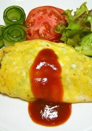 昭和の節約料理♪肉オムレツ・母の味-レシピのメイン写真