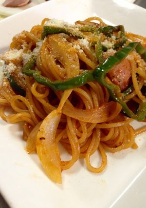 ピーマン農家の簡単ナポリタン-レシピのメイン写真