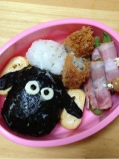 キャラ弁☆ひつじのショーン-レシピのメイン写真