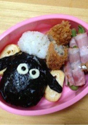 キャラ弁☆ひつじのショーン-レシピのメイン写真