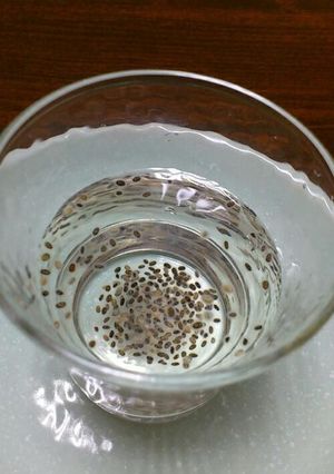 チアシードの黒酢ドリンク-レシピのメイン写真