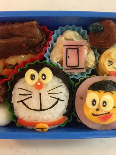 ドラえもん&のび太&ミニドラ弁当-レシピのメイン写真