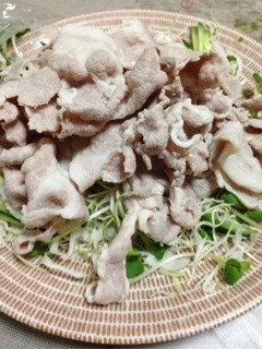 ゆでずにお肉柔らか!冷しゃぶサラダ-レシピのメイン写真