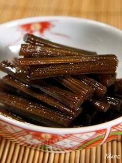 温泉旅館の朝ご飯@きゃらぶき(蕗の佃煮)-レシピのメイン写真