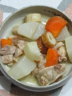 鳥肉とちくわの筑前煮 塩味-レシピのメイン写真